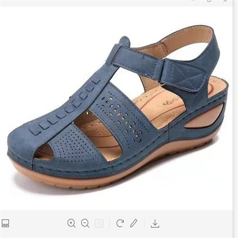 Ballifyex popular women's shoes New Women's Sandals Premium Orthopedic Bunion Corrector Flats Casual Soft Sole Beach Wedge Vulcanized Shoes Zapatillas De Mujer