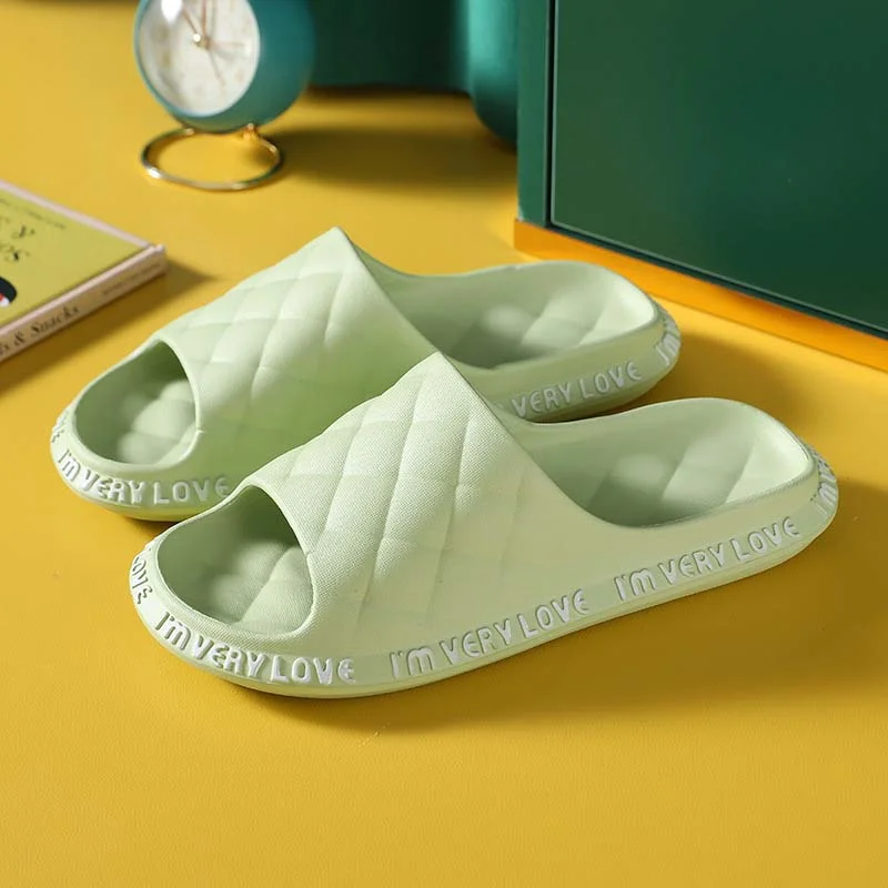 Letclo™ New EVA Indoor Non-slip Soft Bottom Couple Slippers letclo Letclo