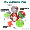 8PCS Diamond Painting Art Coaster Kit Full Drill Coaster(Wooden Christmas Gnome)