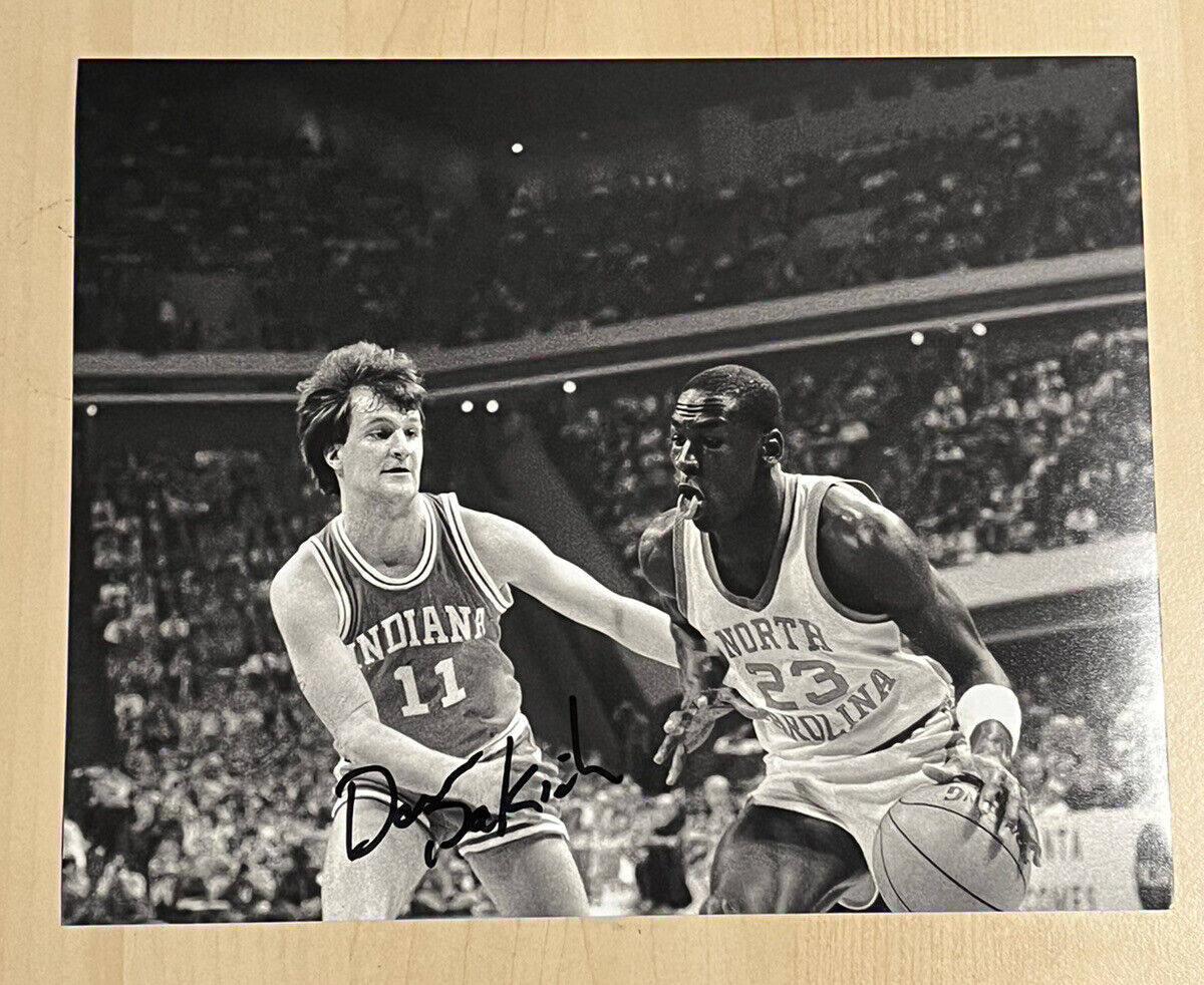 DAN DAKICH HAND SIGNED 8x10 Photo Poster painting INDIANA HOOSIERS LEGEND AUTOGRAPHED COA