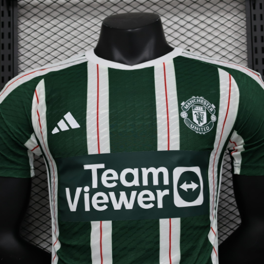 23/24 Manchester United Away Player Version Men's Football T-Shirt 1:1