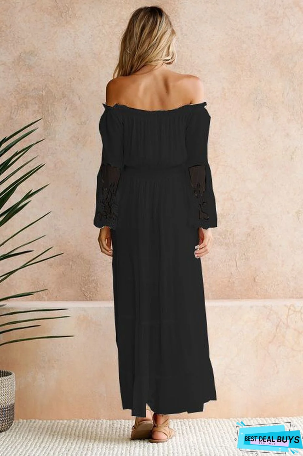 Women's Dress with Straight Neck Lace Teaching Dress White Dresses