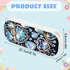 (US Local)Crystal DIY Diamond Pencil Case Pen Brushes Accessories Travel Pencil Box