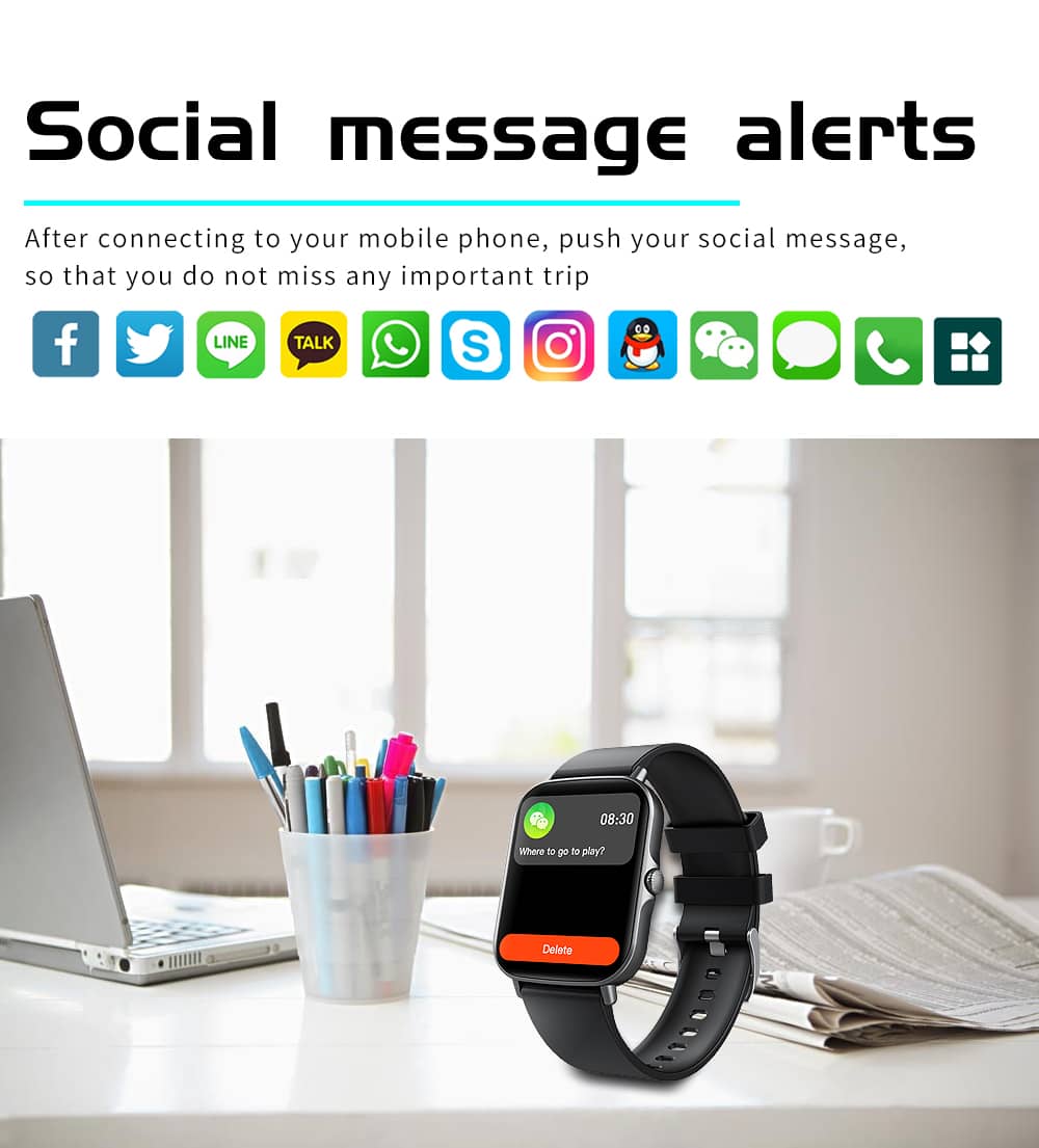 Findtime Smart Watch Blood Temperature Monitoring Bluetooth Calling