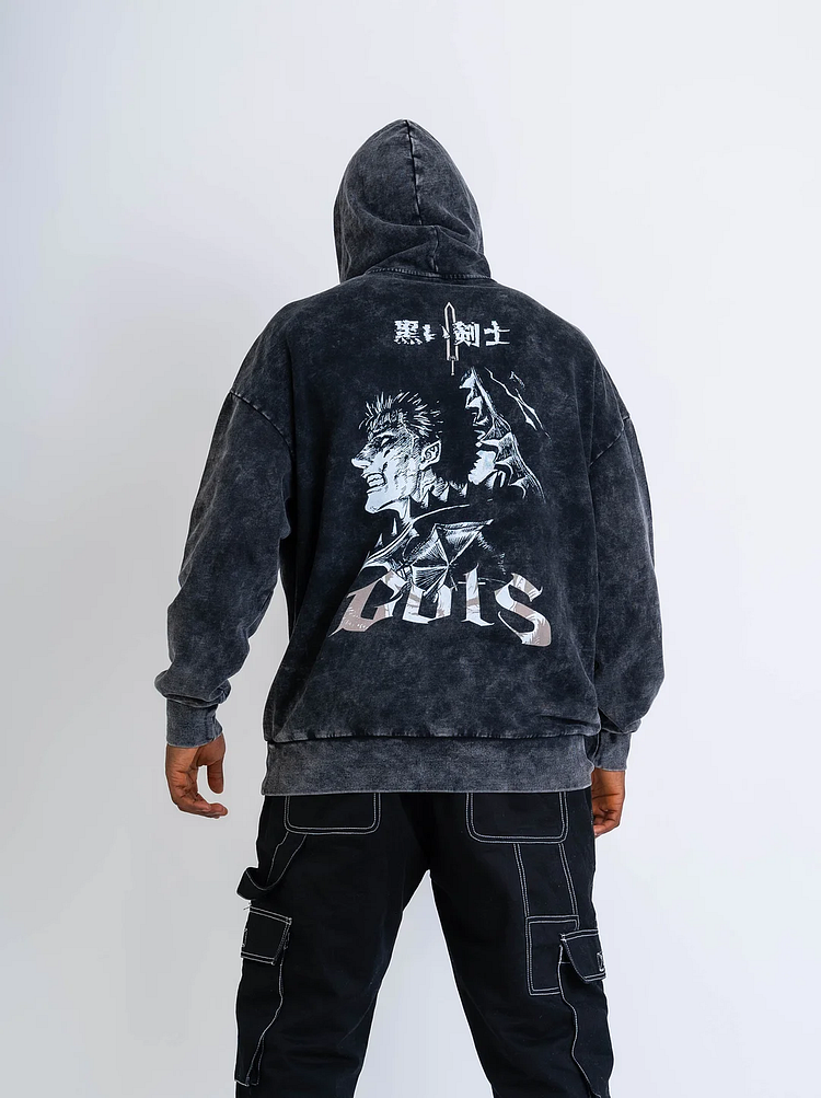 Guts - Acid Wash Hoodie