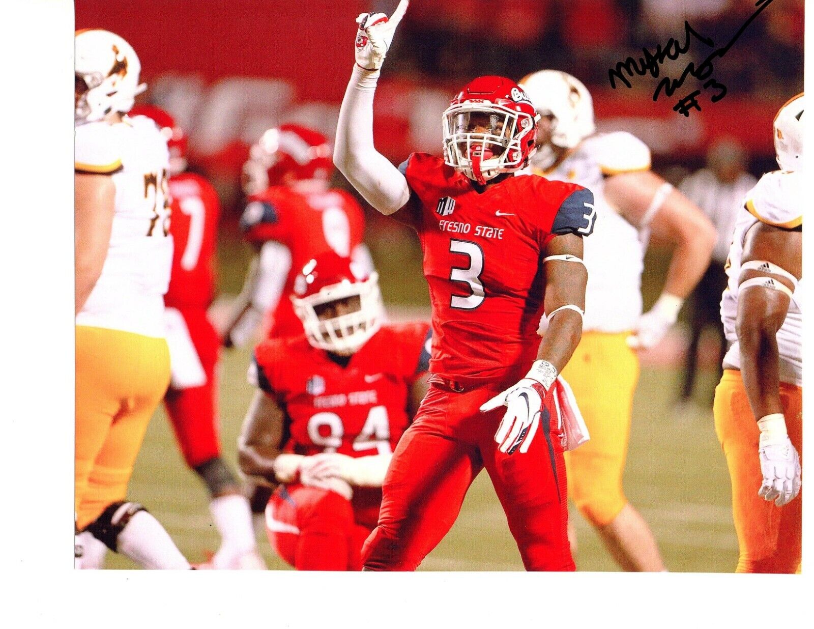 Mykal Walker Fresno State Bulldogs signed autographed 8x10 football Photo Poster painting b