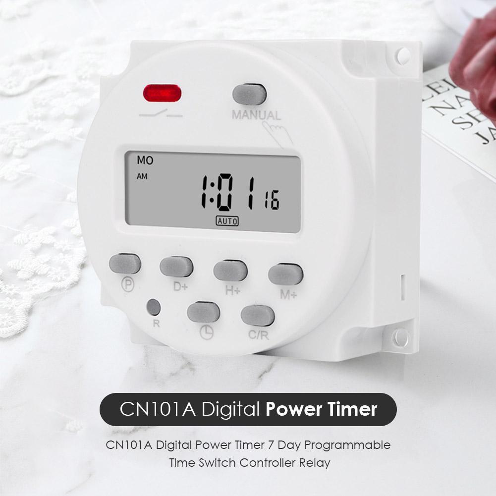 CN101A Digital Power Timer 7 Day Programmable Time Switch Controller Relay от Cesdeals WW