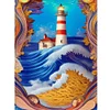 Diamond Painting-DIY Full Round Drill Lighthouse