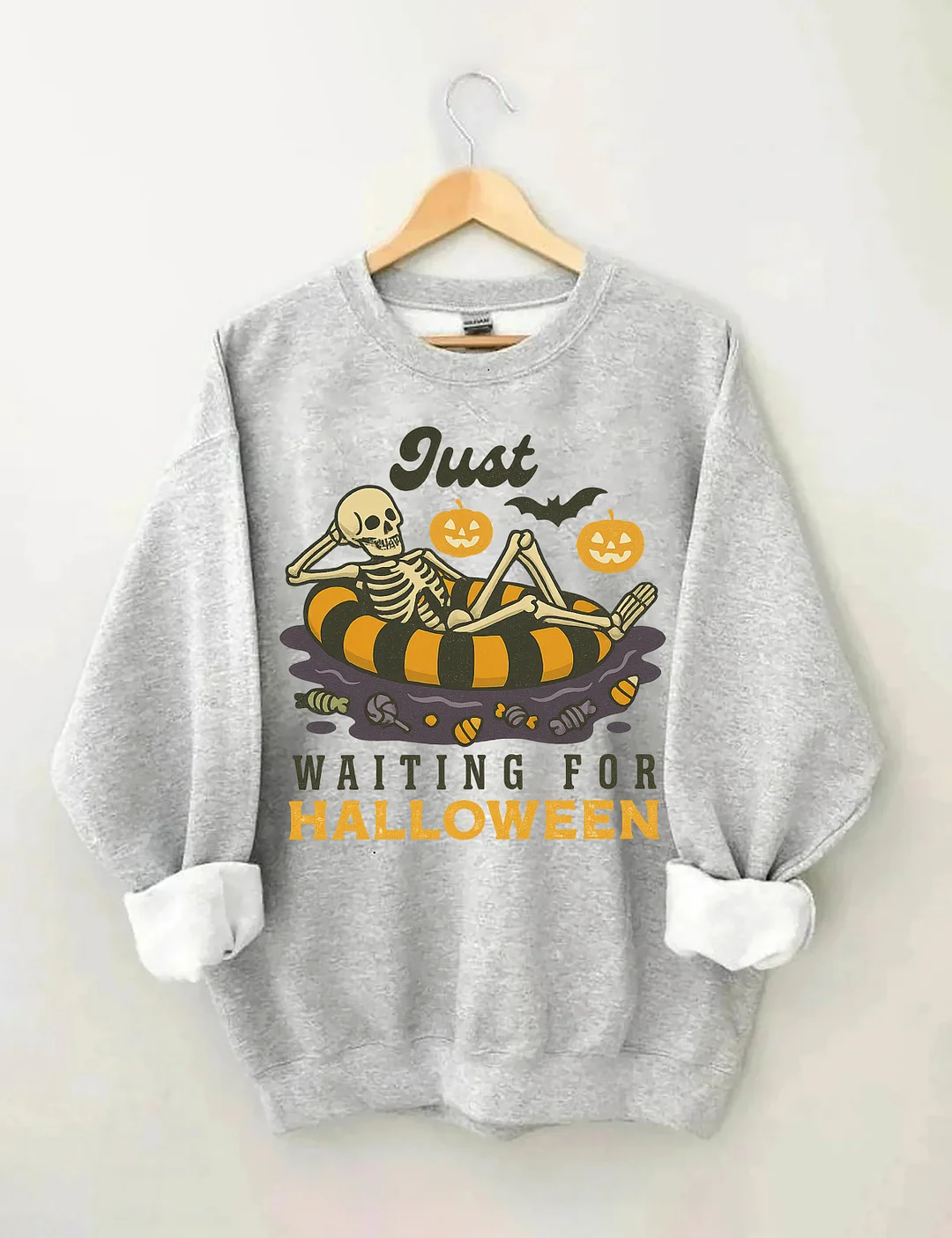 Just Waiting For Halloween Sweatshirt