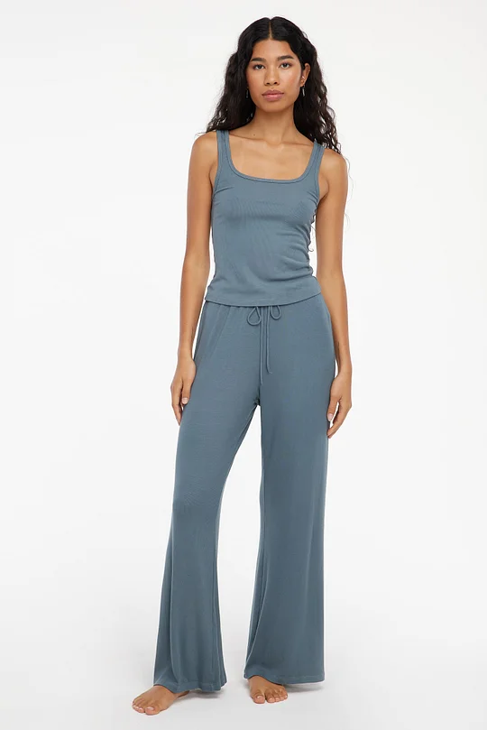 Cotton Cami and Lounge Pants Set - LaDiva World