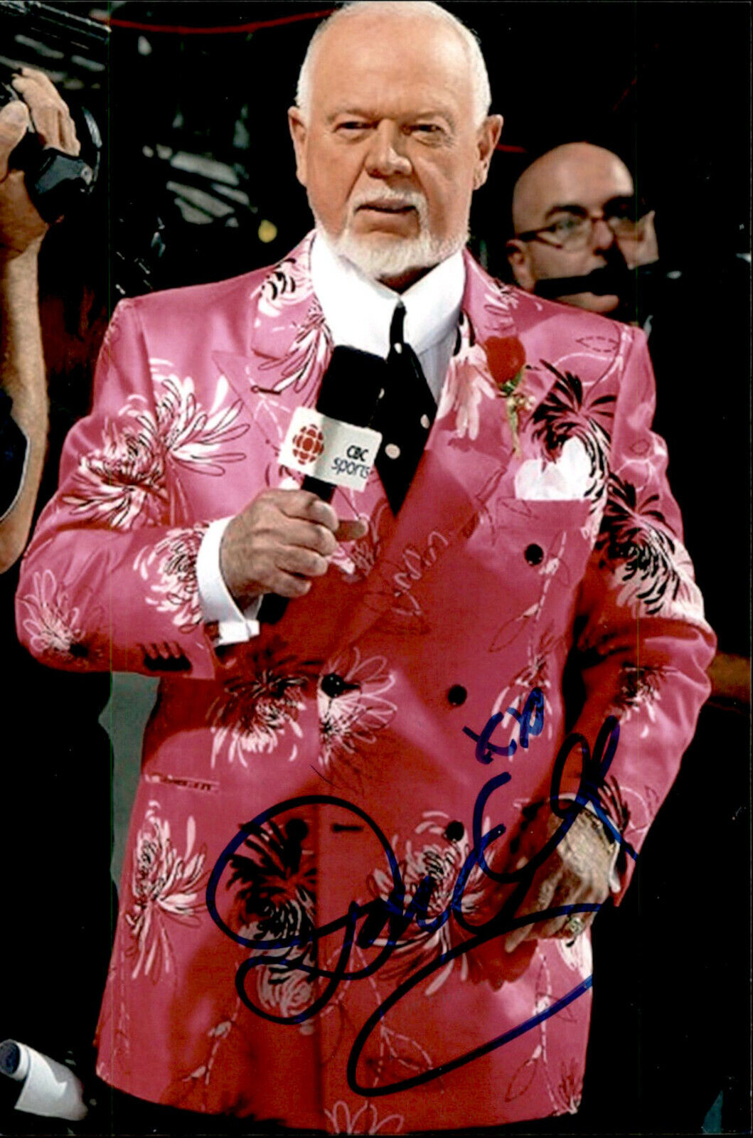 Don Cherry SIGNED auto 4x6 Photo Poster painting HOCKEY NIGHT IN CANADA COACH'S CORNER