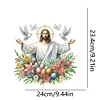 Acryl Jesus Osterei - 5d DIY Handwerk Ornament