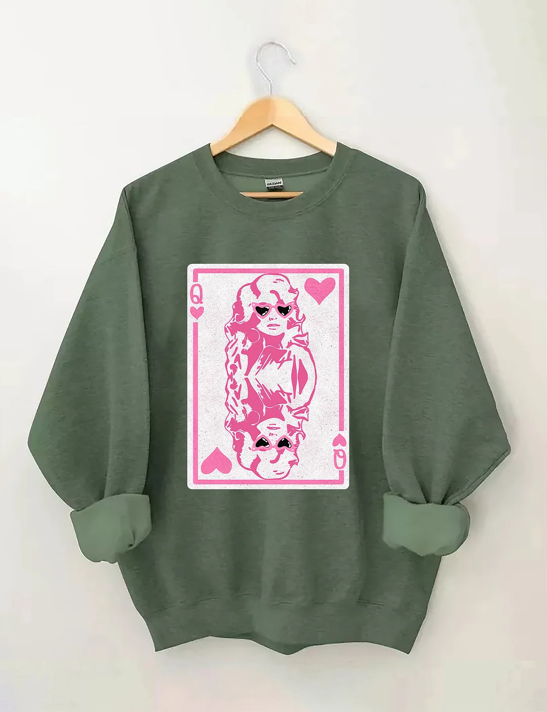 Valentine's Day Queen Of Hearts Sweatshirt