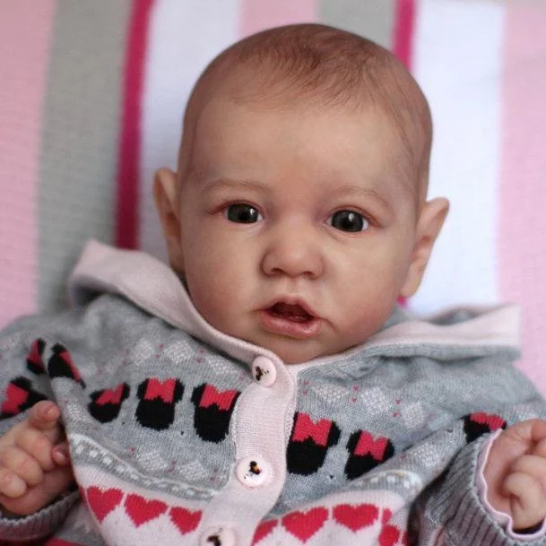  20" Reborn Baby Mädchen Angela , Realistische Lebensechte Handgemachte Puppe Geschenk - RSDP-Rebornbabypuppen-Rebornbabypuppen.de®