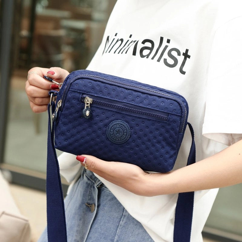 Washed Cloth Women’s Bag Shoulder Bag New Nylon Bag Casual Shoulder Crossbody Women’s Pouches Messenger Bag Water-Proof Bag