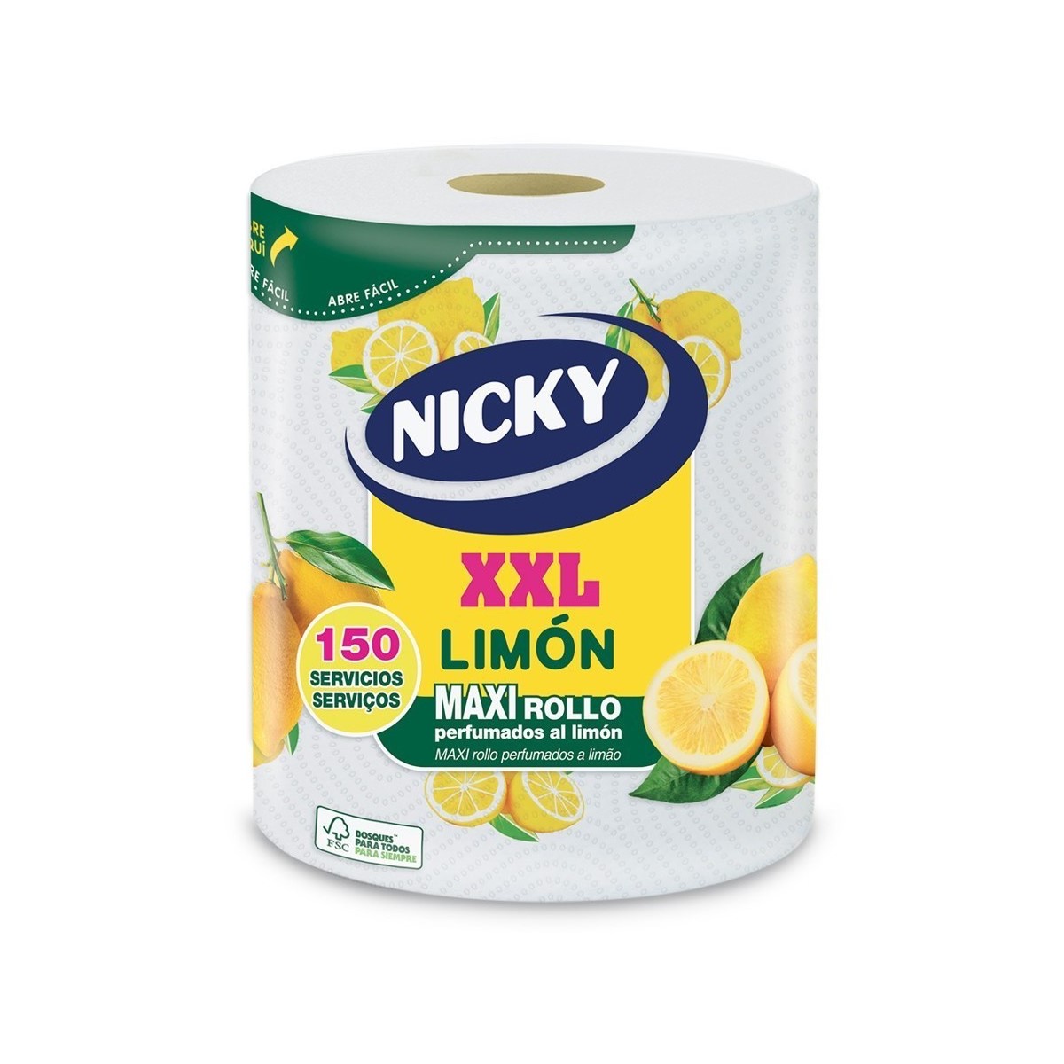 Kitchen Paper Nicky Xxl Lim&oacute;n XXL Lemon 150 Units