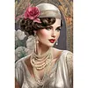 Vintage Girl-11CT Stamped Cross Stitch 50*75cm tapestrymarket