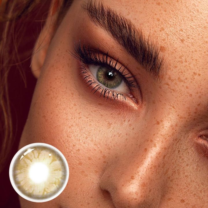 Gem Brown Colored Contact Lenses Yearly