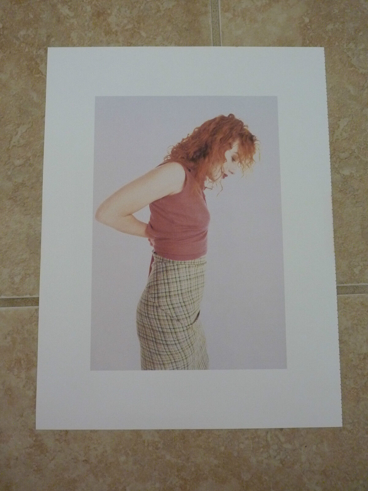 Tori Amos Coffee Table Book Photo Poster painting Page Music Singer #17