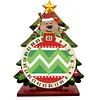 DIY Christmas 25 Days Countdown Diamond Painting Tabletop Ornaments Kit  Crystal Art Craft Decoration Wooden for Living Room Home Office Decoration