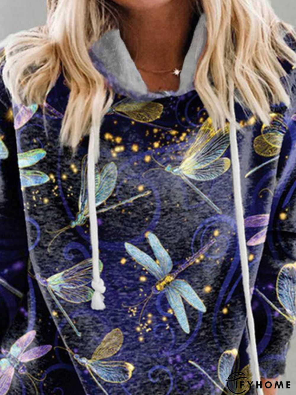 Casual Long Sleeve Printed Sweatshirt | IFYHOME