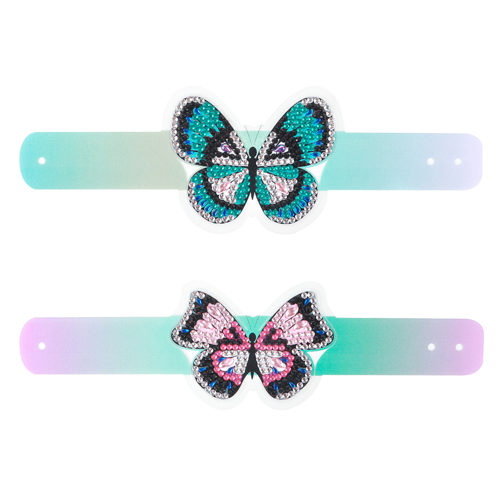 Butterfly Diamond Painting Wristbands Diamond Painting Bracelet for Kids (#5)