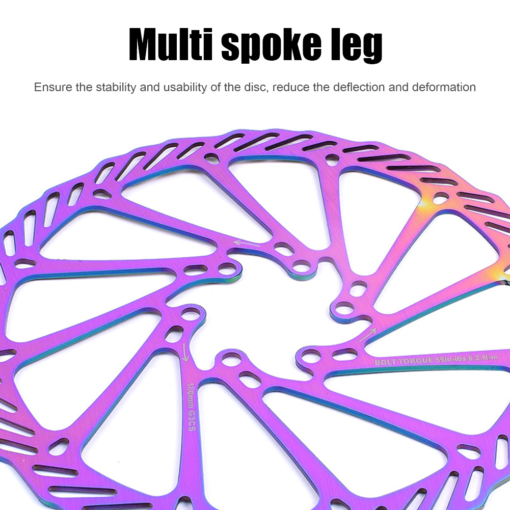 

G3 HS1 MTB Disc Brake Rotor Stainless Steel Bike Brake Rotor with 6 Bolts, G3-160mm, 501 Original