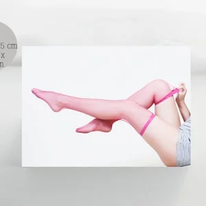 pornhint Pornhint Erotic greeting card, sexy birthday card, fishnet stockings, birthday greetings, foot fetish, kinky art, erotic art, kinks, foot worship