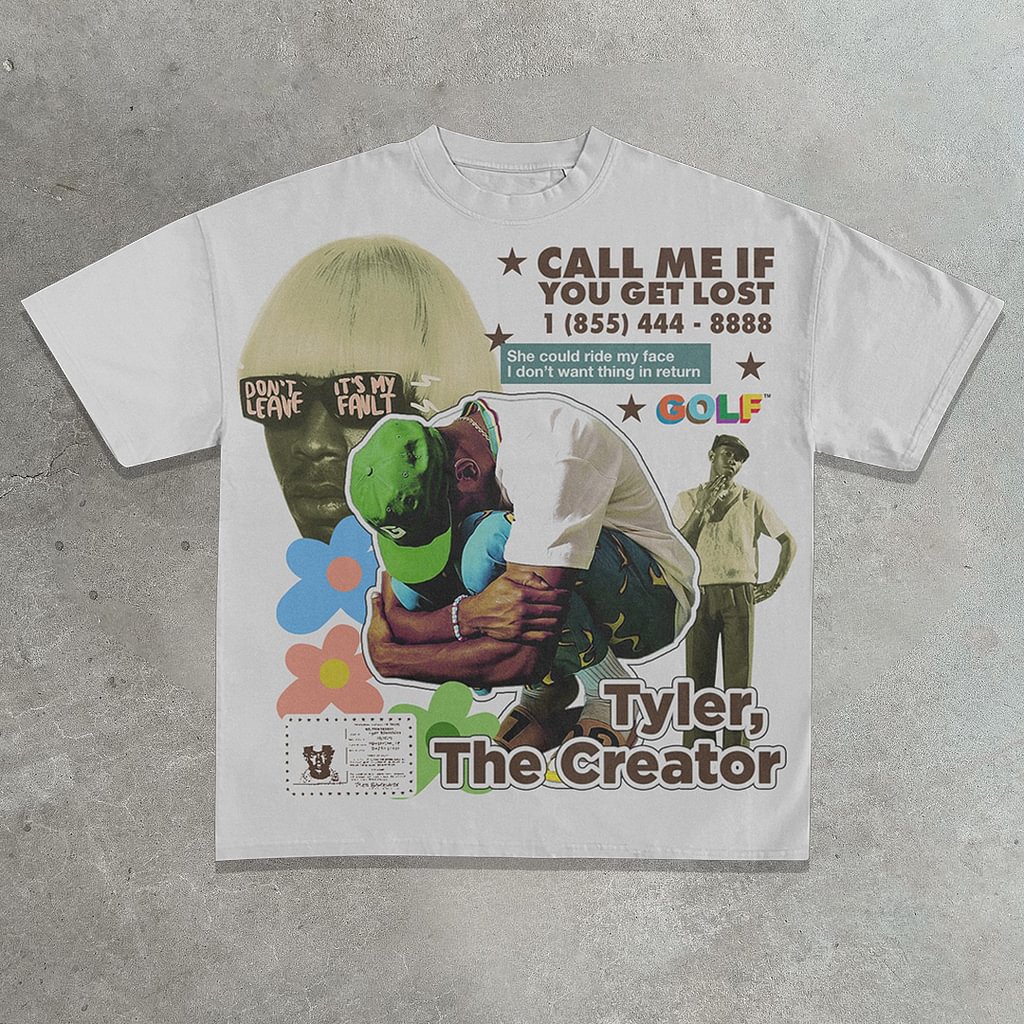 Vintage Tyler The Creator Graphic Cotton T-Shirt - SOPULA