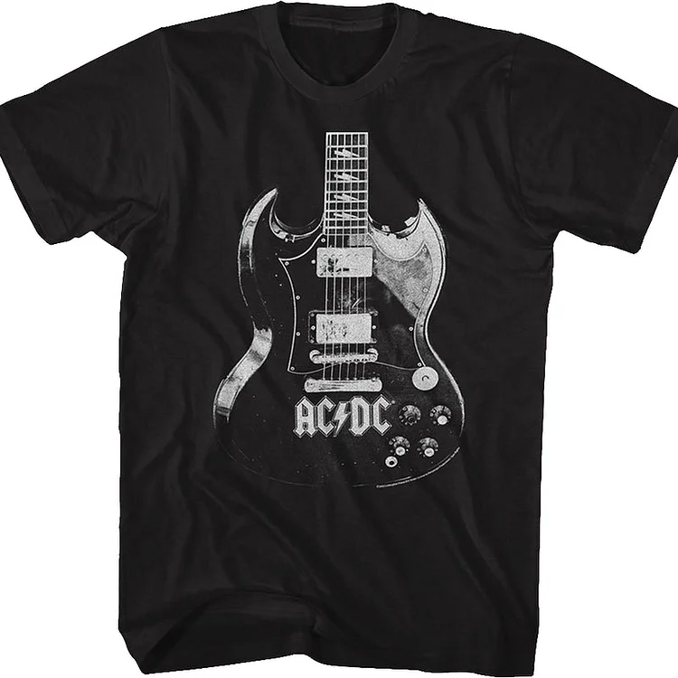 Vintage Guitar ACDC Shirt