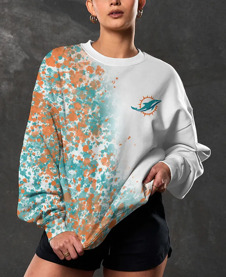Miami Dolphins 3D Limited Edition Crew Neck sweatshirt