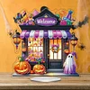 Acrylic Halloween Theme Table Top Diamond Painting Ornament Kits (Welcome)