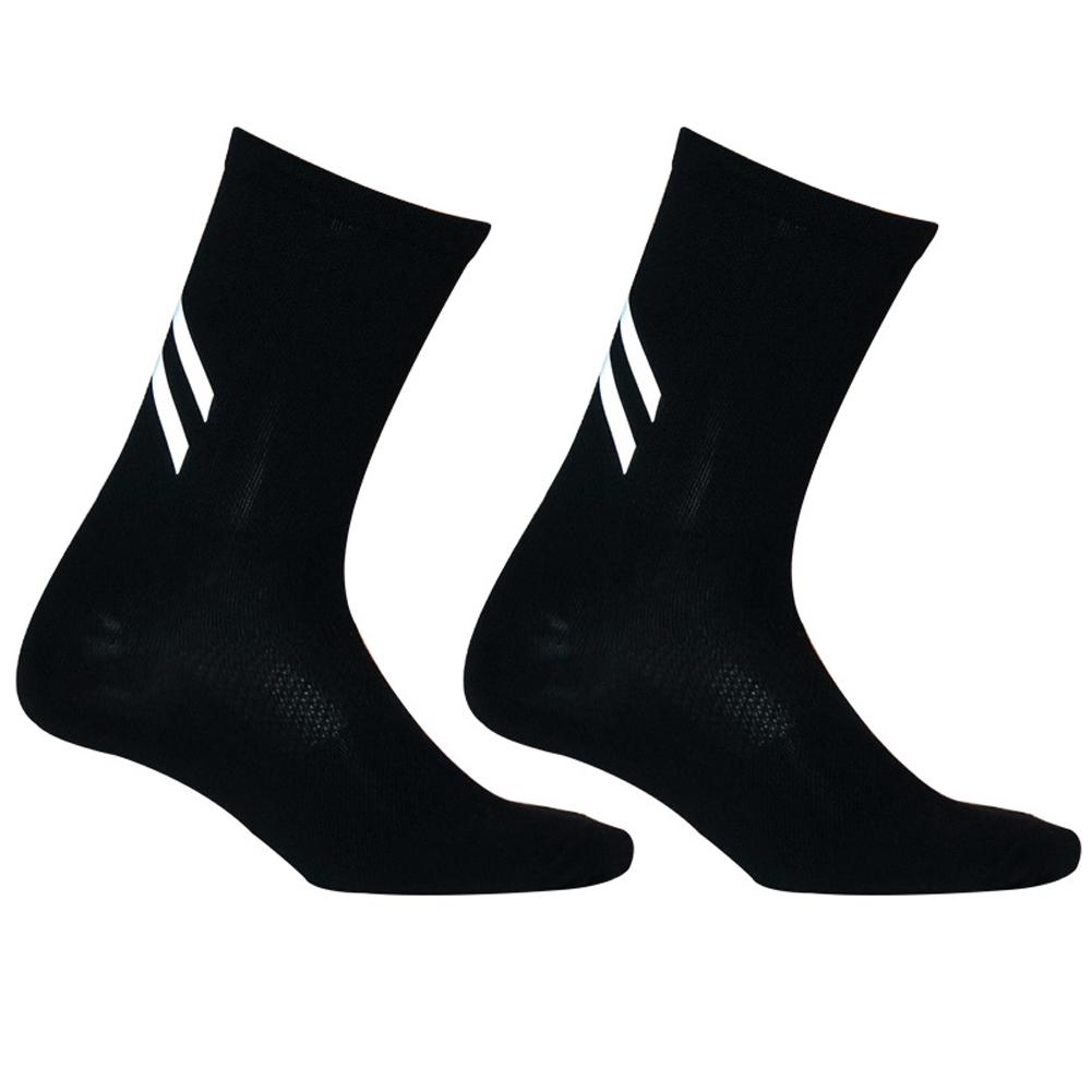 

Reflective Running Socks Cycling Elastic Sport Basketball Socks (Black), 501 Original