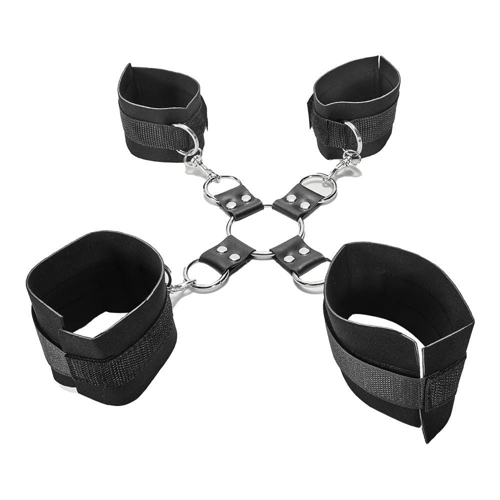 Nylon Wrist Ankle Hogtie Restraint Set-FUNSEXDOLLS
