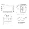 RV Push Cabinet Locks Keyless Cupboard Locks Camper Car Push Lock for RV Yachts