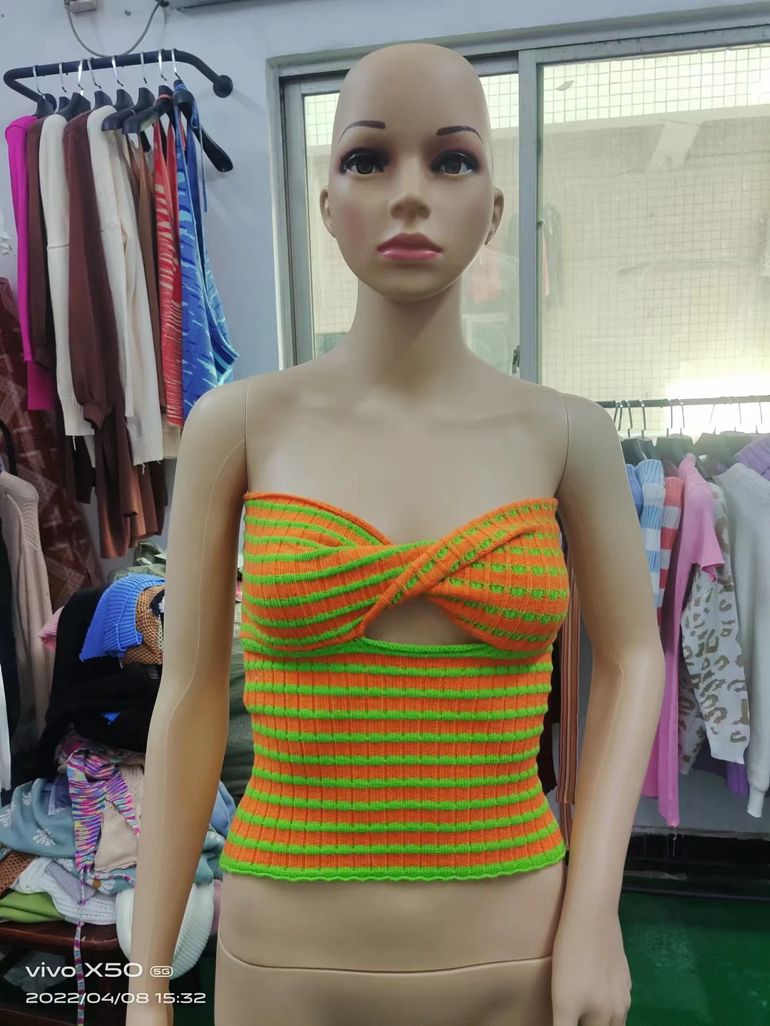 Toloer Toloer And Summer 2024 Sweater Hot Style Women's Sexy Striped Sweater Knit Strap Wipe-Outfit Ideas