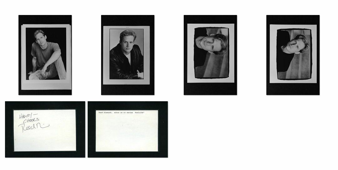 Reed Diamond - Signed Autograph and Headshot Photo Poster painting set - Homicide: Life On The S