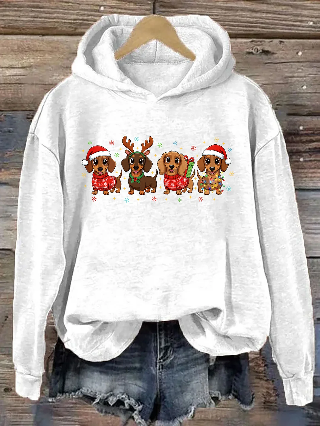 Christmas Dachshund Hoodie