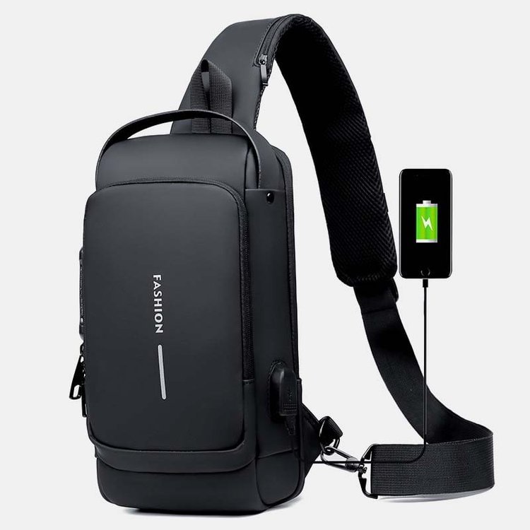 Multifunction Anti-theft USB Shoulder Bag