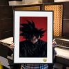A3 & 4K Size Angry Son Goku Black Decorative Painting - Dragon Ball - HuangGua Studio