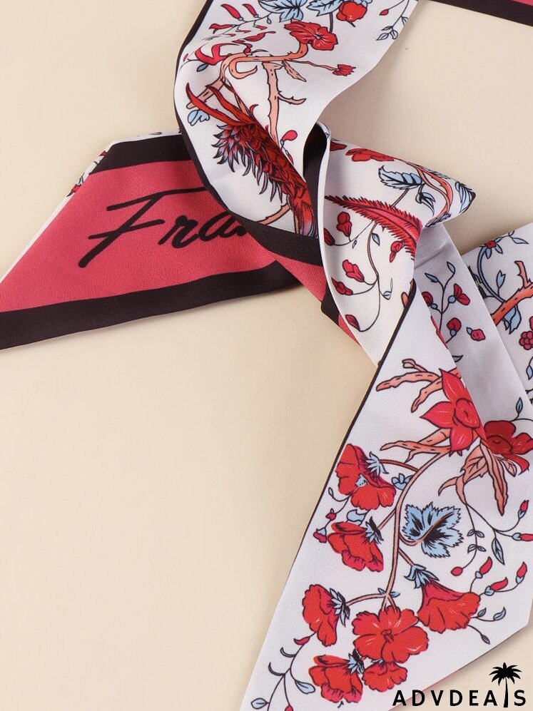 Bow Knot Scrunchie Scarf