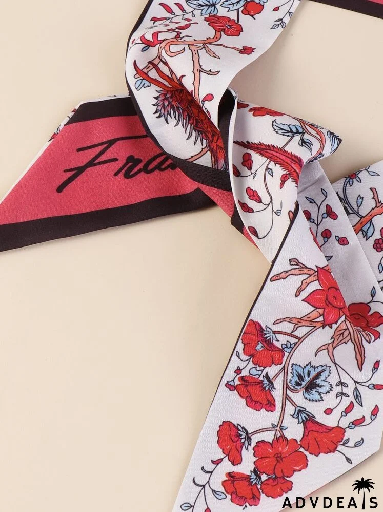 Bow Knot Scrunchie Scarf