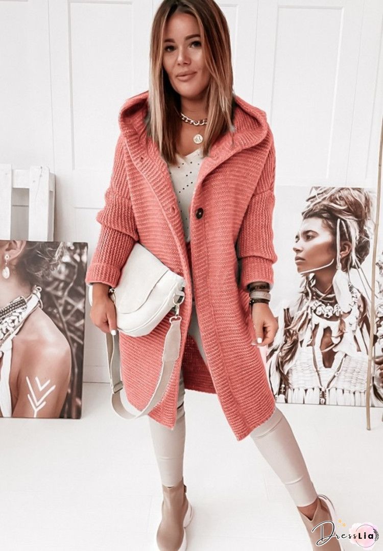 Plus size thickening Casual Lace-Up Sweater