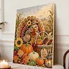 Turkey Framed Pearl Painting Kit 30x40cm for Adults