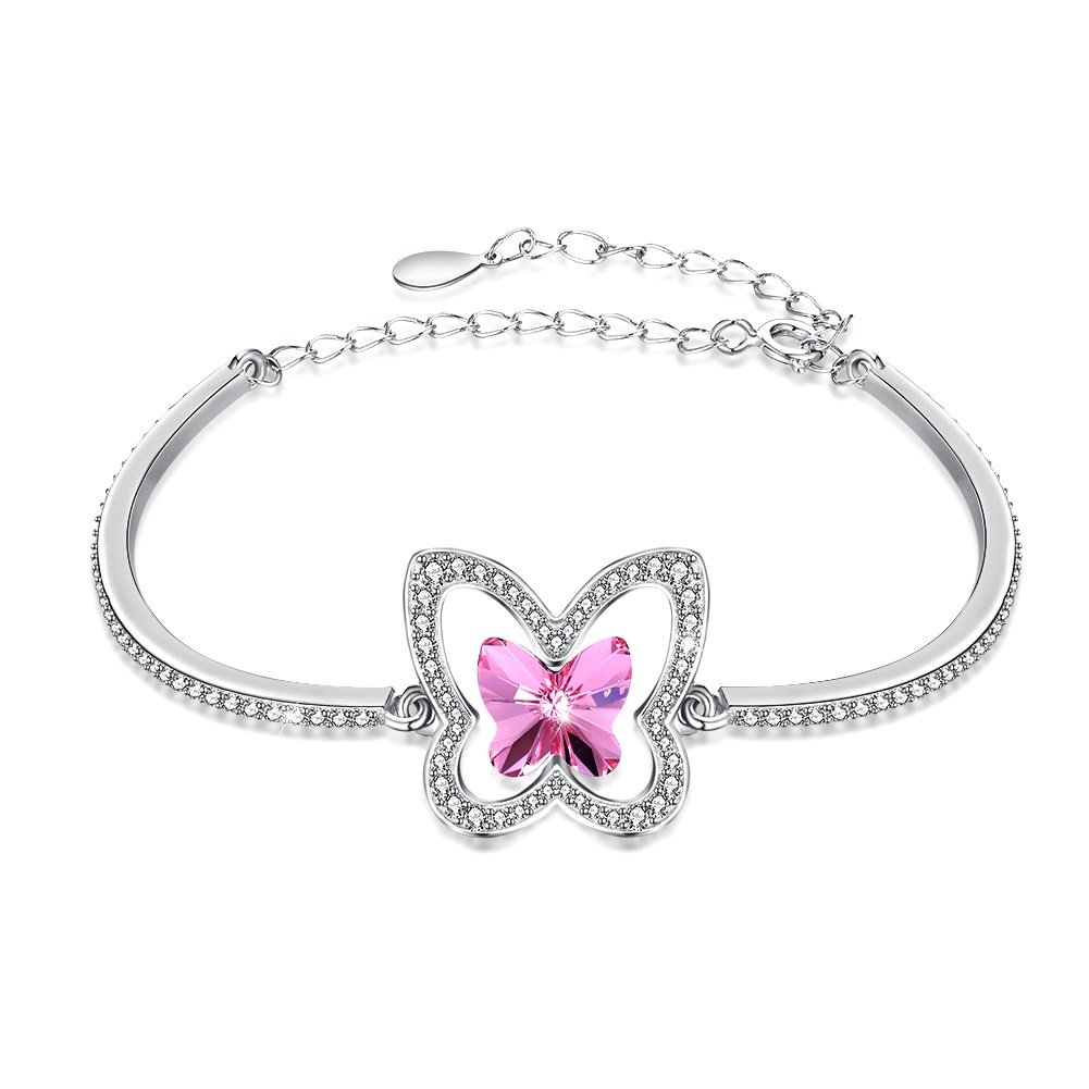 Crystal Butterfly  Bracelet