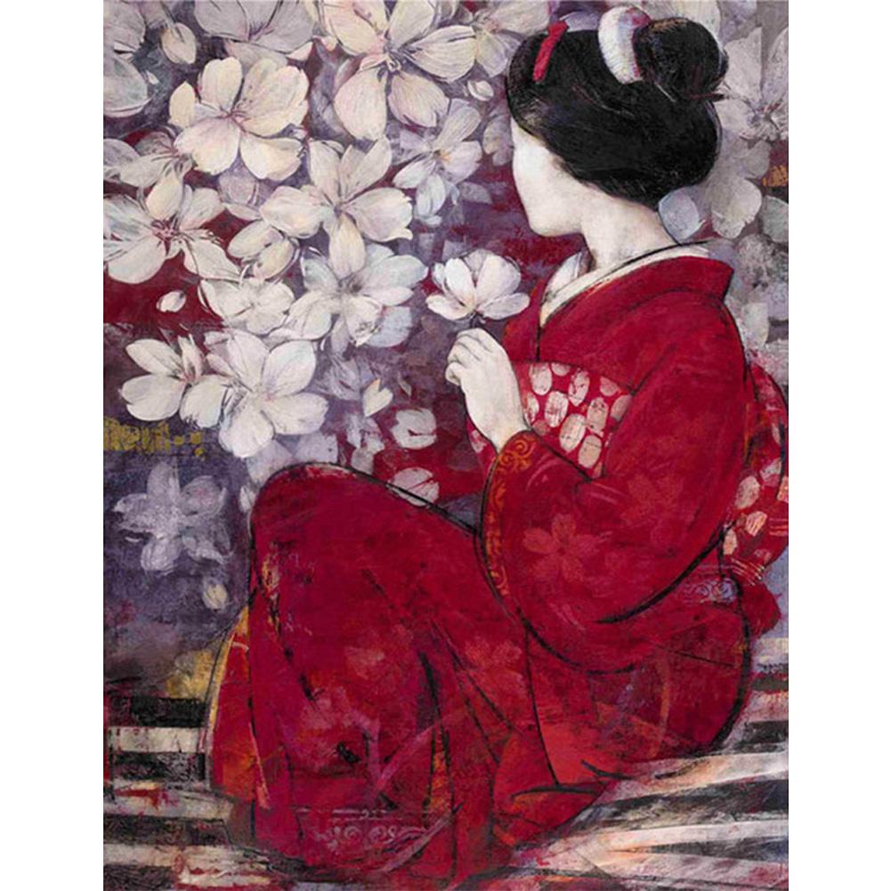 

Kimono Woman-Round Drill Diamond Painting-30*40CM, 501 Original