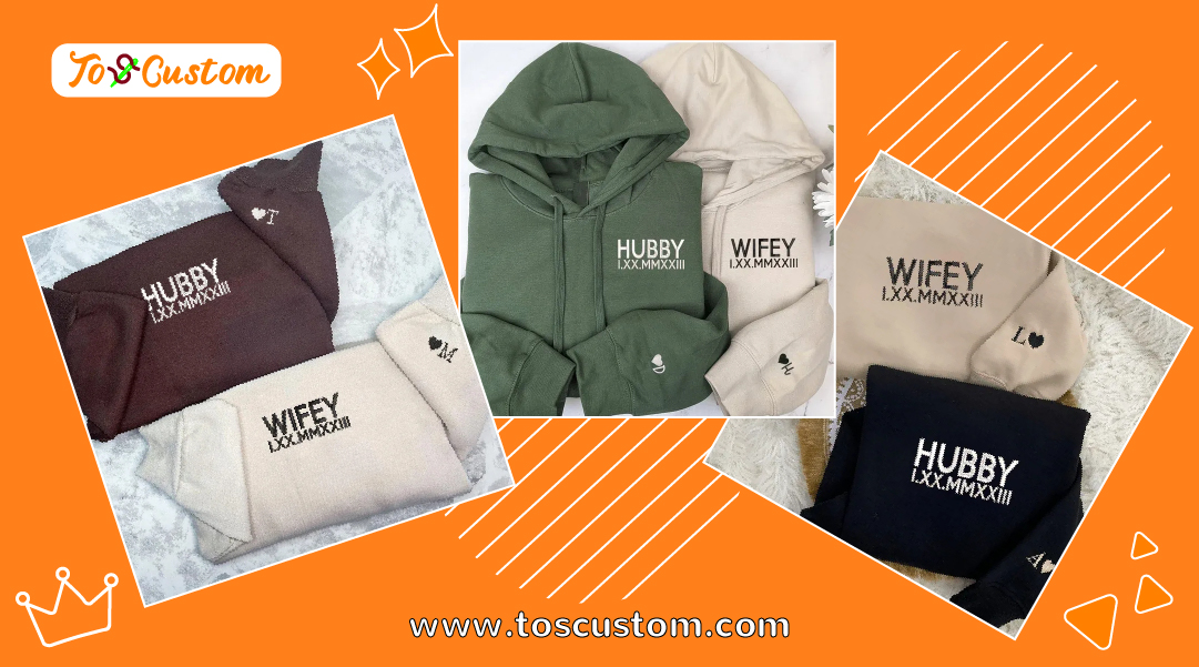 Your Wifey and Hubby Sweatshirts