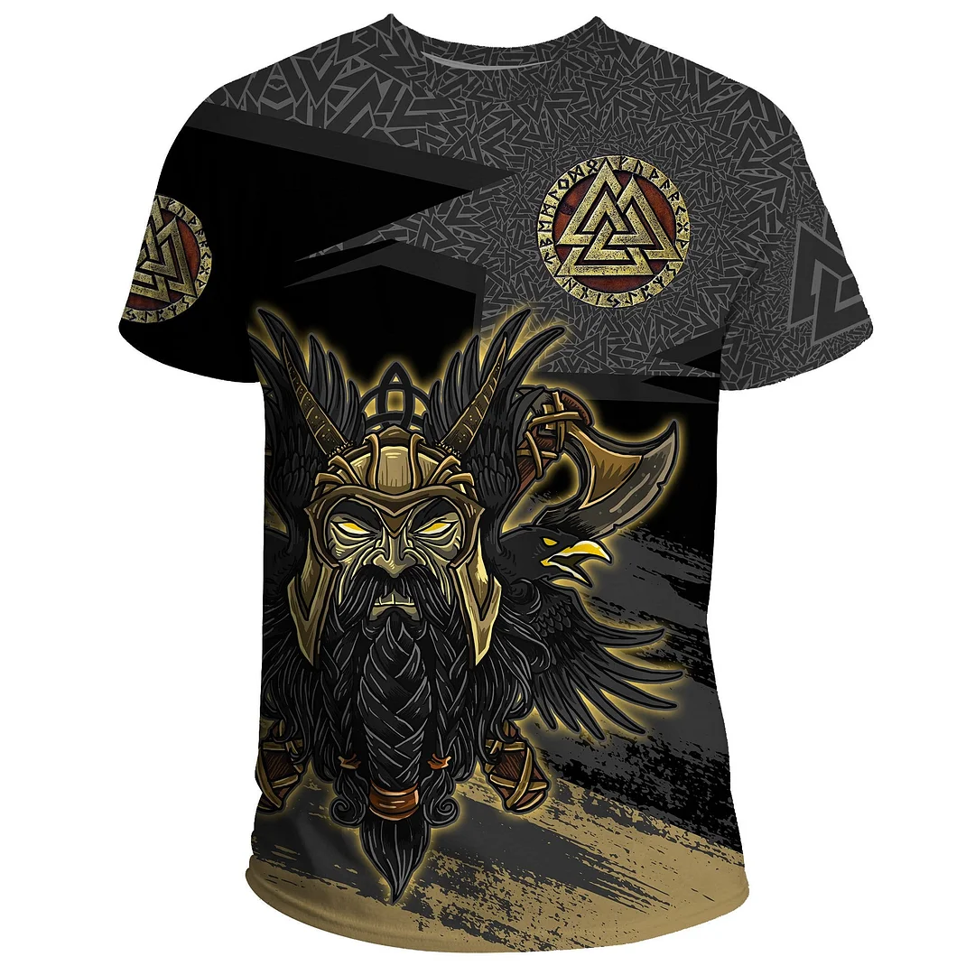 Viking Style Odin 3D T-shirt ctolen
