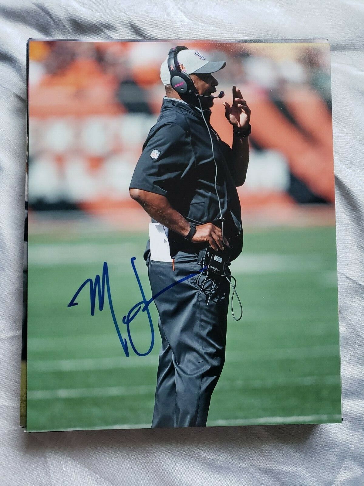 MARVIN LEWIS CINCINNATI BENGALS SIGNED AUTOGRAPHED 8X10 Photo Poster painting W/COA 2