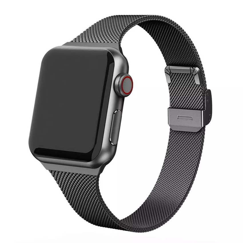 Casetic Slim Milanese Stainless Steel Apple Watch Band